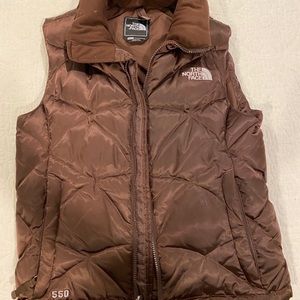 Brown North face Puffer Vest